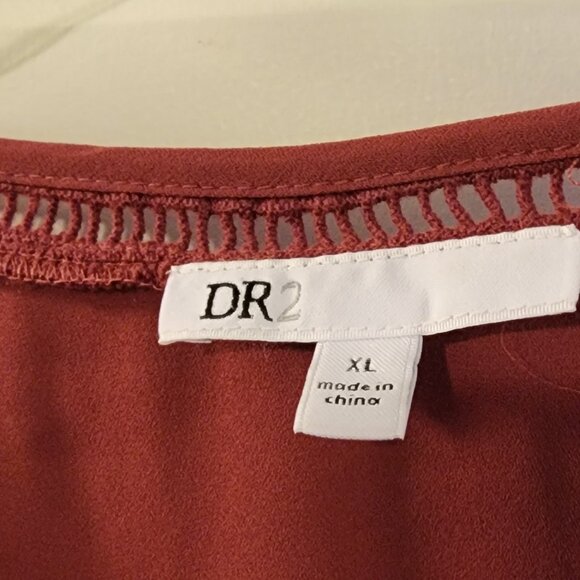 Like new XL Woman's DR2 Sleeveless Blouse in Mauve - Picture 2 of 11